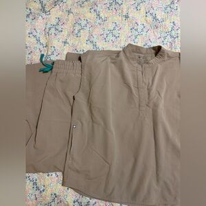 Figs Scrub Set Tan XL/XL P